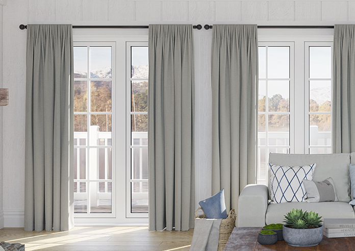 Sydney, Slate Grey - Made to Measure Curtains - Image 3
